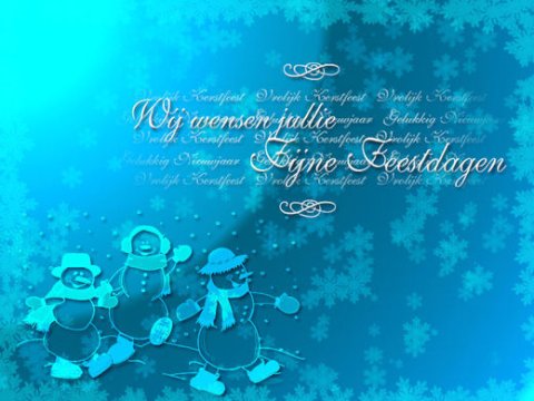 E-card Kerstmis & Nieuwjaar